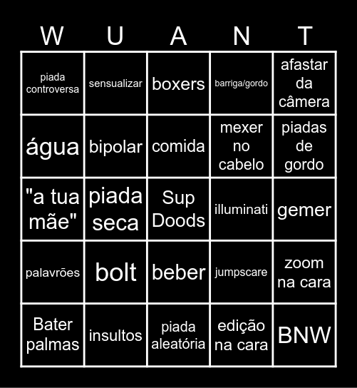 WUANTBINGO Card