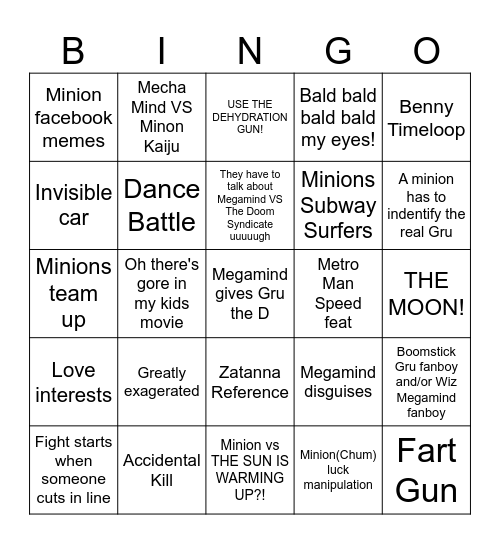 GRUMIND DB BINGO Card