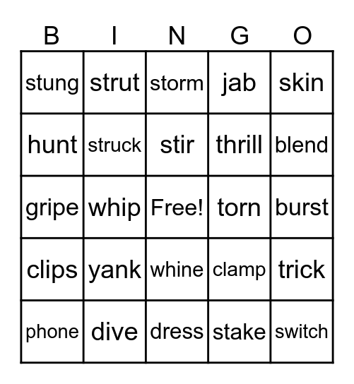 St. Clare Bingo Card