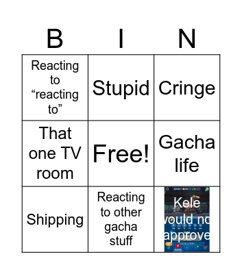 “cRk ReAcTs To___” BINGOOOOOOO! Bingo Card