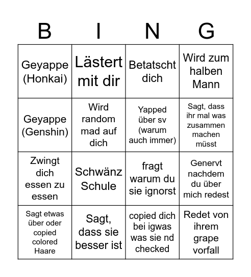 Julia(n) Bingo Card