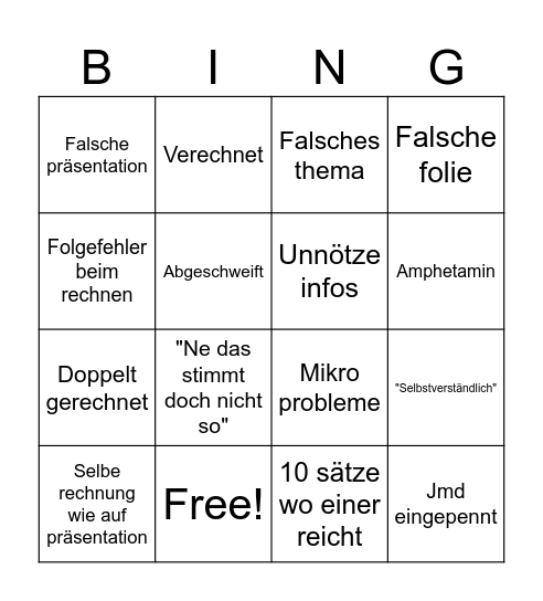Skoruppa bingo Card