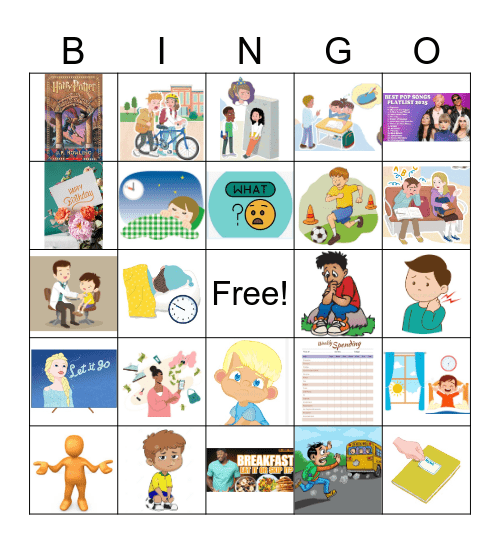 Lesson 2  Be healthy, Be Happy! 1-(  )    name: (       ) Bingo Card