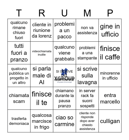 settimana 3 di aprile lo stretto è largo Bingo Card