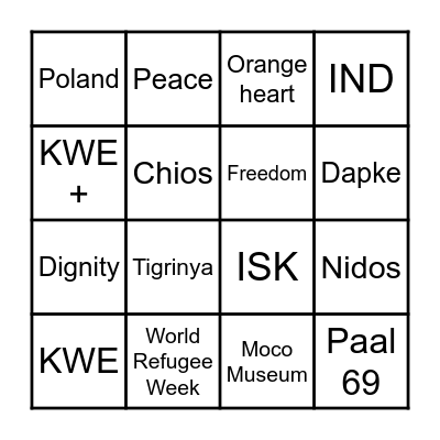MOTG Bingo Card