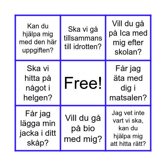 Mingelbingo Card