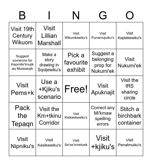 Design Summit Bingo Card