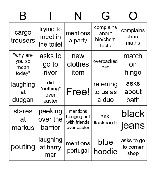 BR BINGO Card