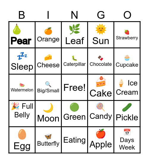 Literacy Night Bingo Card