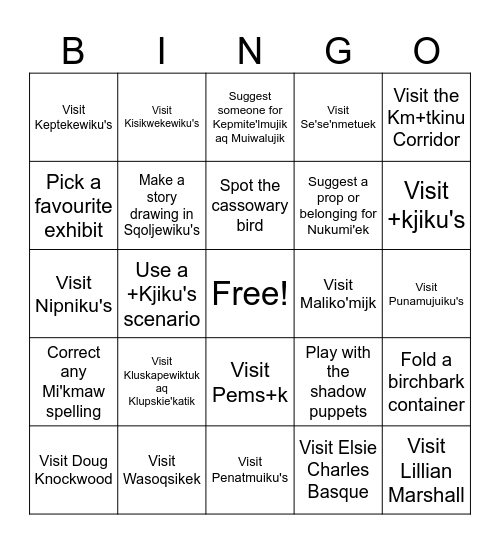 Design Summit Bingo Card
