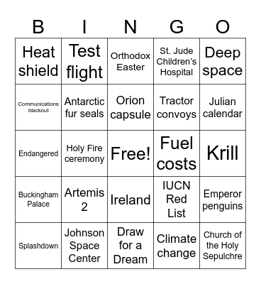 CNN 10 4/13/16 Bingo Card