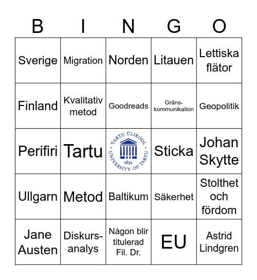 Ph.inallly D.one Bingo Card