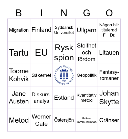 Ph.inallly D.one Bingo Card