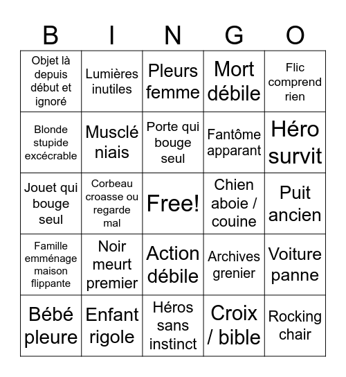 Carton 5 Bingo Card