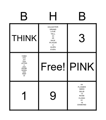 Brain Health Bingo Card