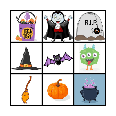 Halloween Bingo Card