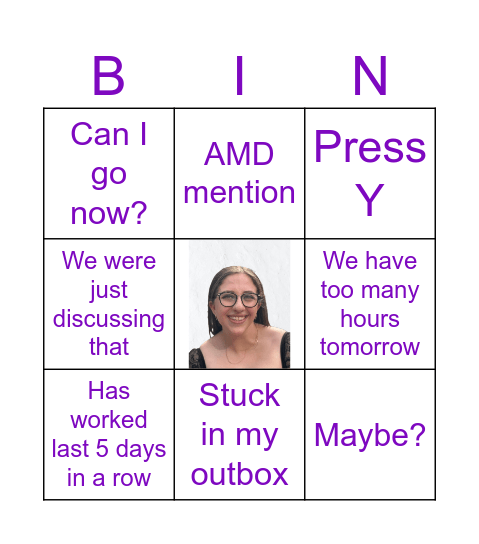 TB Bingo Card