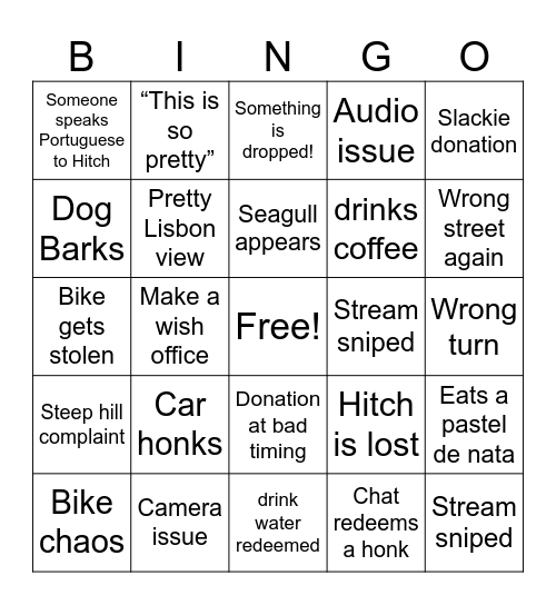 Day 12 Bingo Card