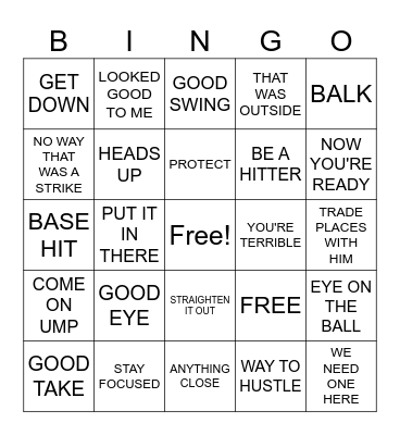 BULLDOG DAD Bingo Card