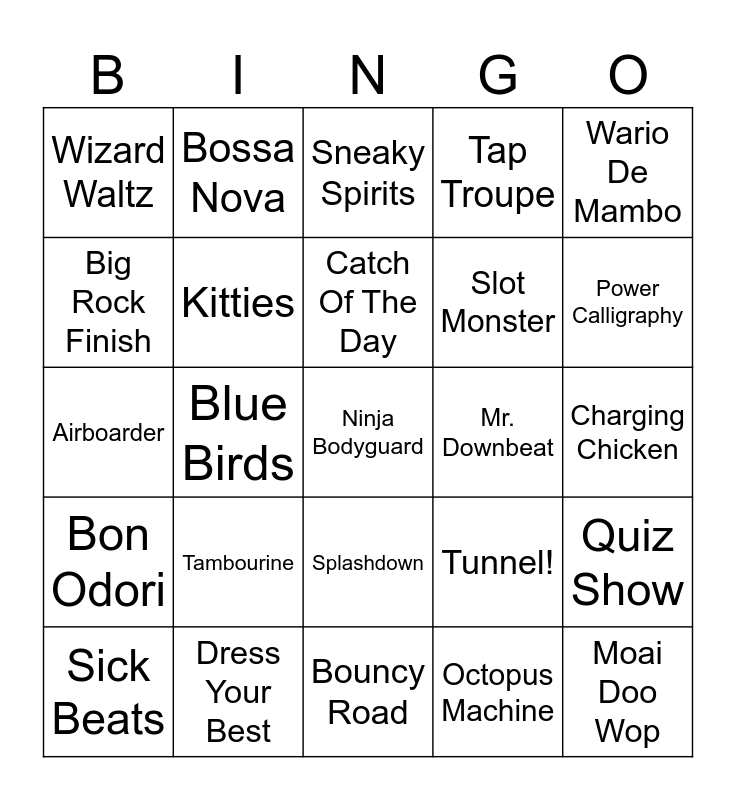 Hs bad bingo Card