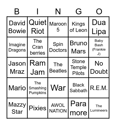 Game 2 - Tax Week Bingo Card