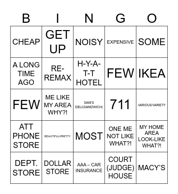 SN Unit 9, Sections 1, 2, 3, 4 Bingo Card