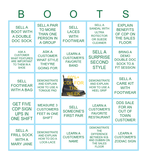 Premium Customer Service BINGO! Bingo Card