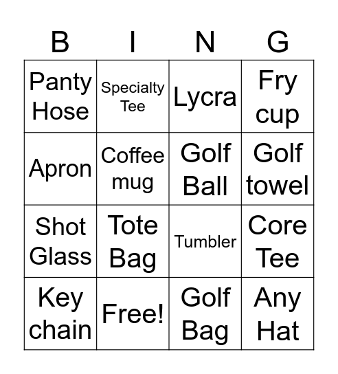 Naples Merch Bingo Card