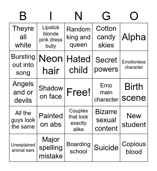 Gacha bingo Card