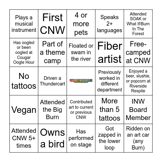 Lead Weekend 2026 Bingo Card