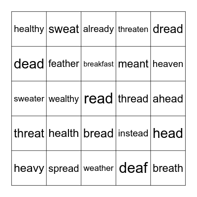ea Bingo Card
