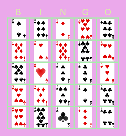 Pokeno Bingo Card