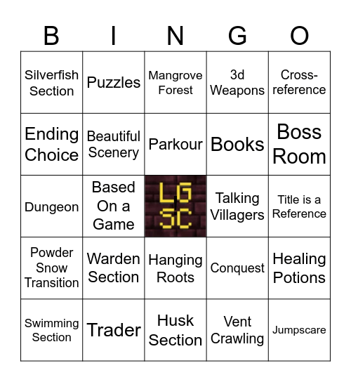 LGSC Bingo Card