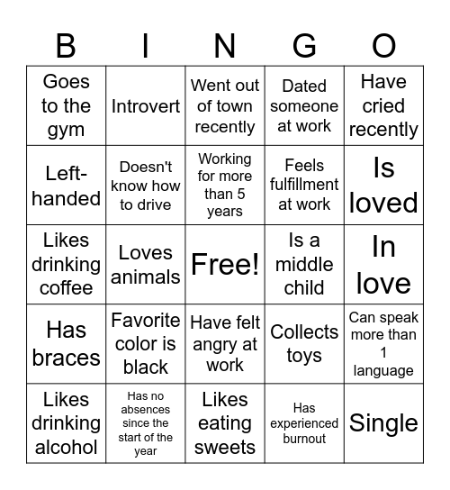 April 2026 Health Education Session Bingo Card