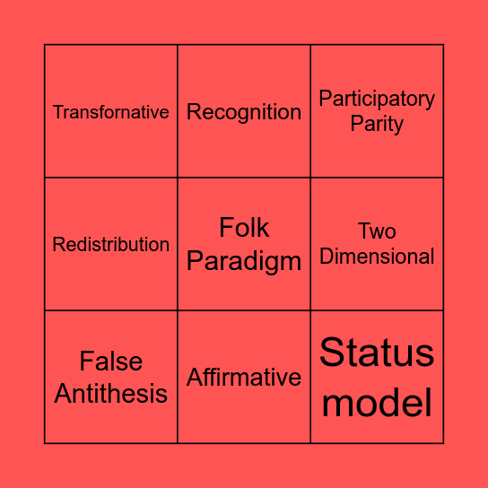 Bingo 1 Bingo Card
