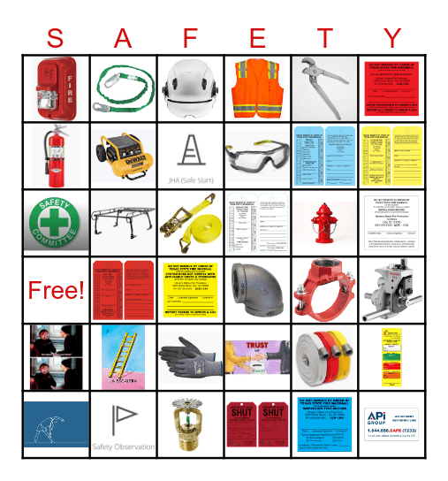 SAFETY WEEK 2026 - WSFP Bingo Card