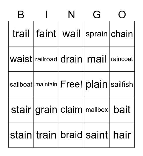 /ai/ Bingo Card