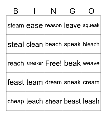 /ea/ Bingo Card