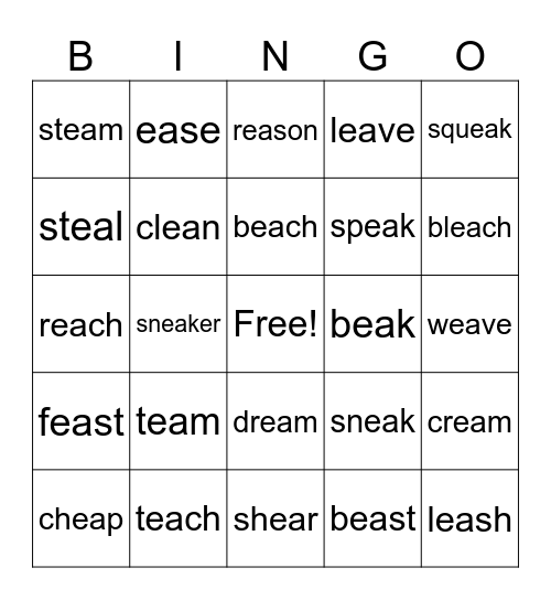 /ea/ Bingo Card