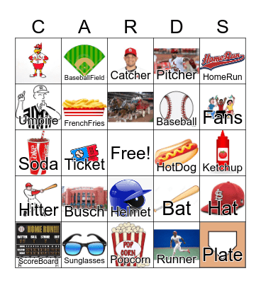 F9 Baseball Bingo Card