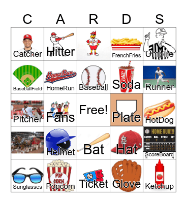 F9 Baseball Bingo Card