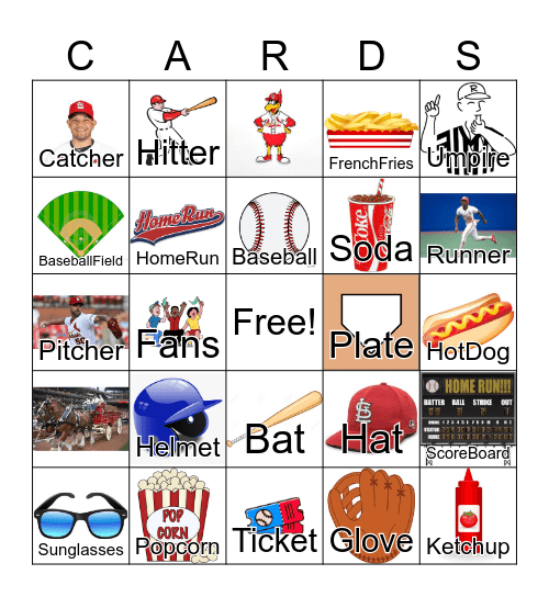 F9 Baseball Bingo Card