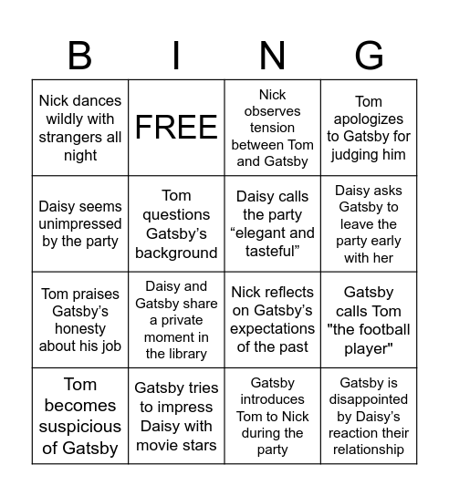 GG Ch. 6 Bingo Card