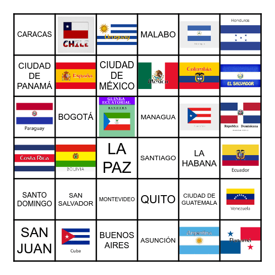 Lotería Bingo Card