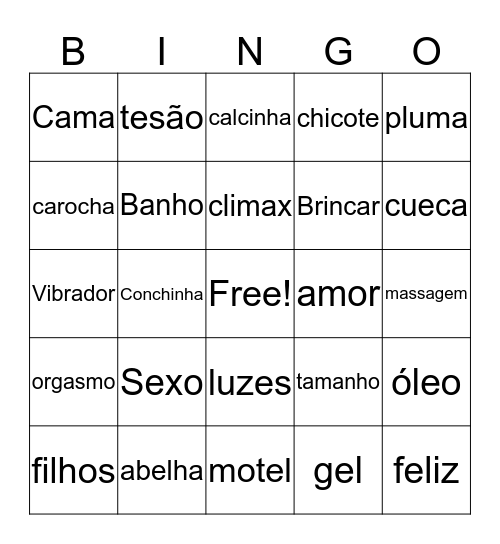 Chá de Panela da Mônica Bingo Card