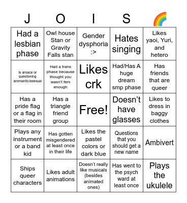 Jordan Bingo! Bingo Card