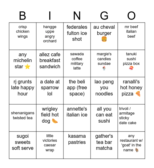 find someone who has tried... Bingo Card