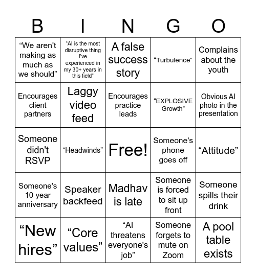 Speed Ligma Outcomes Proven Bingo Card