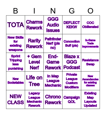 WhateverMedia's 0.5 Stream Bingo Card Bingo Card