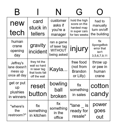 TECH BINGO STARTS SATURDAY 4/18 Bingo Card